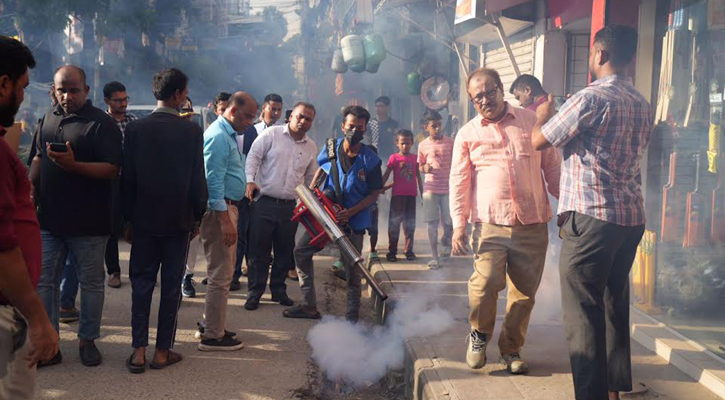 ডিএনসিসির সপ্তাহব্যাপী বিশেষ মশক নিধন কার্যক্রম সম্পন্ন